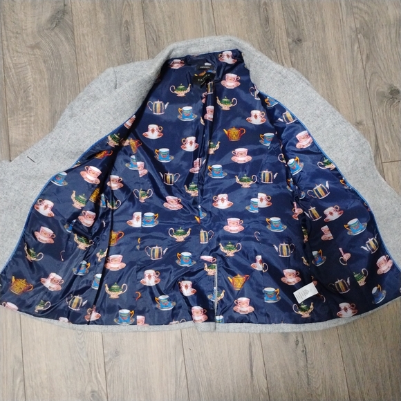 Talbots Aberdeen Wool Blend Herringbone Tweed Blazer 4 - Picture 3 of 16